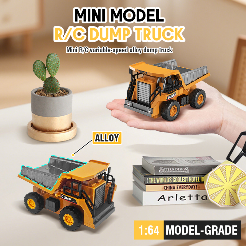 Rc Hobbyking Shop - Caminhão Basculante Miniatura RC 1:64 de