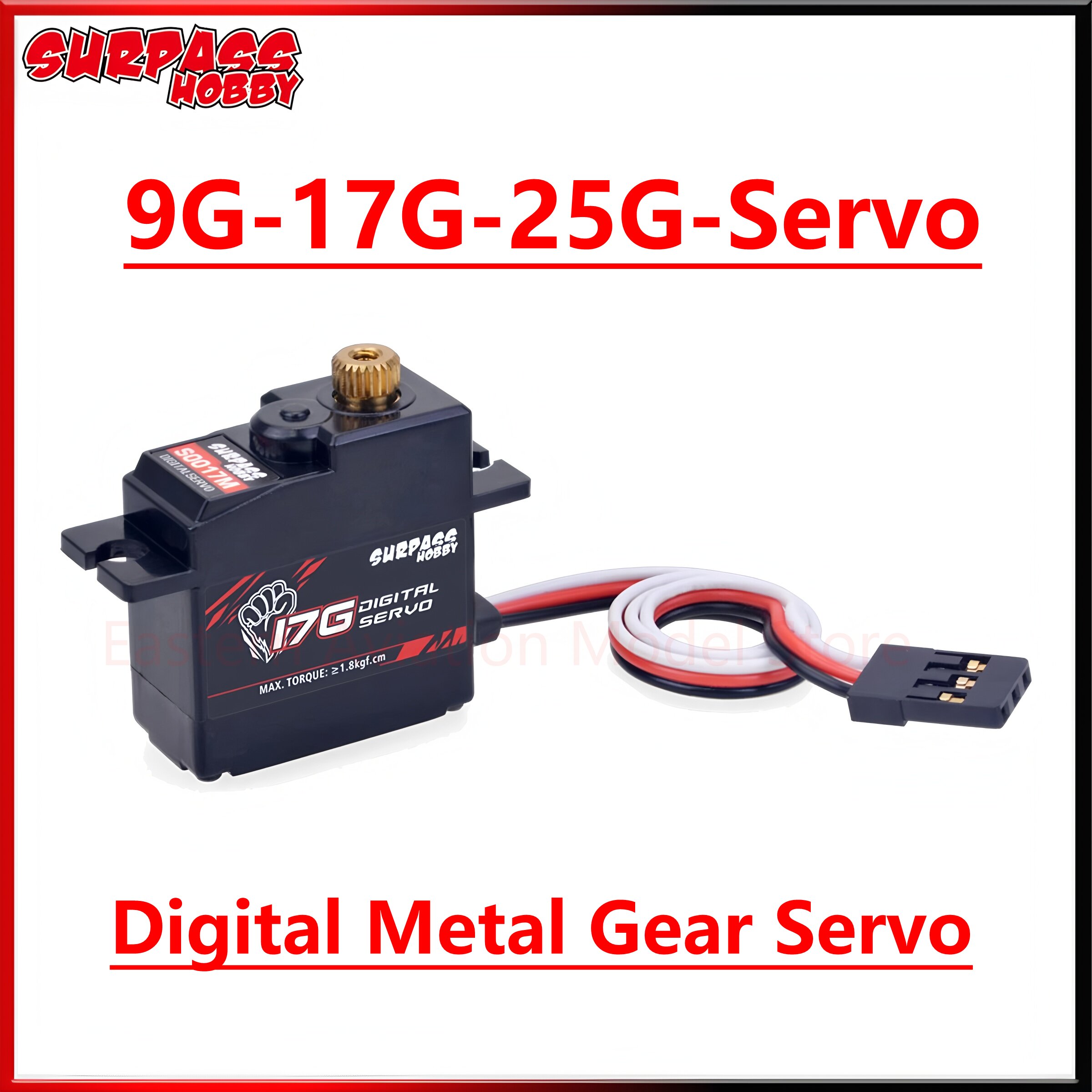 Rc Hobby Usa - Surpass hobby s009m 9g s0017m 17g
