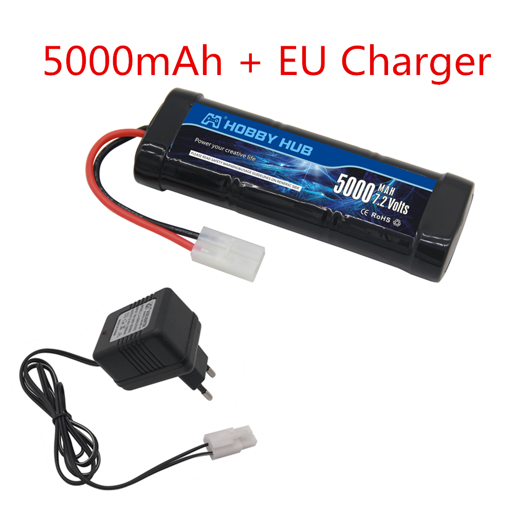 Pacote de bateria ni-mh 7.2v 5 - Rc Hobby Usa avaliação e preço