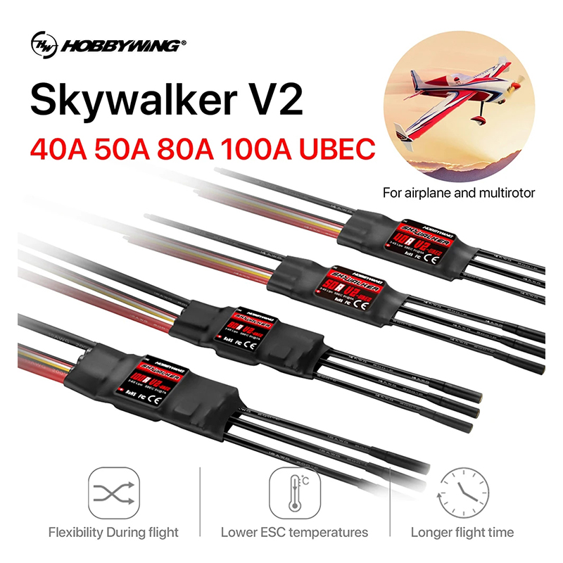 Original Hobbywing SKYWALKER S - Rc Hobby Grade Plane avaliação e preço