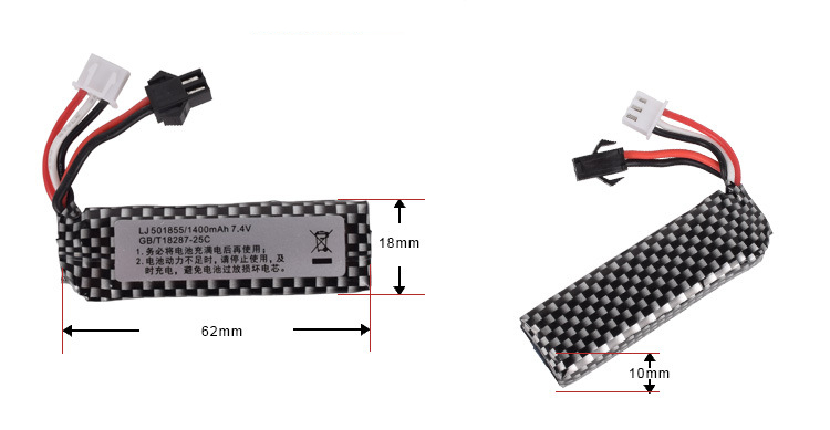 7,4v 1400mah 25C 501855   Bate - Rc Hobby Usa avaliação e preço
