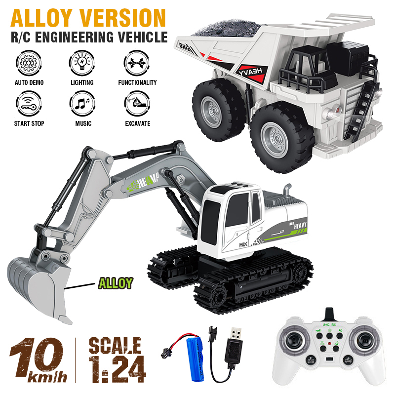 Escavadora RC de Liga 11Ch 1:2 - Rc Hobbyking Shop avaliação e preço