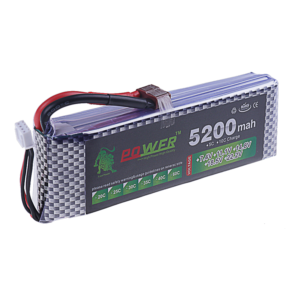 Bateria lipo 3s 11.1v 5200mah  - Rc Hobby Usa avaliação e preço