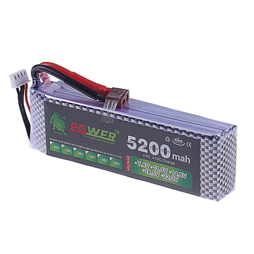 Bateria lipo 3s 11.1v 5200mah  - Rc Hobby Usa avaliação e preço