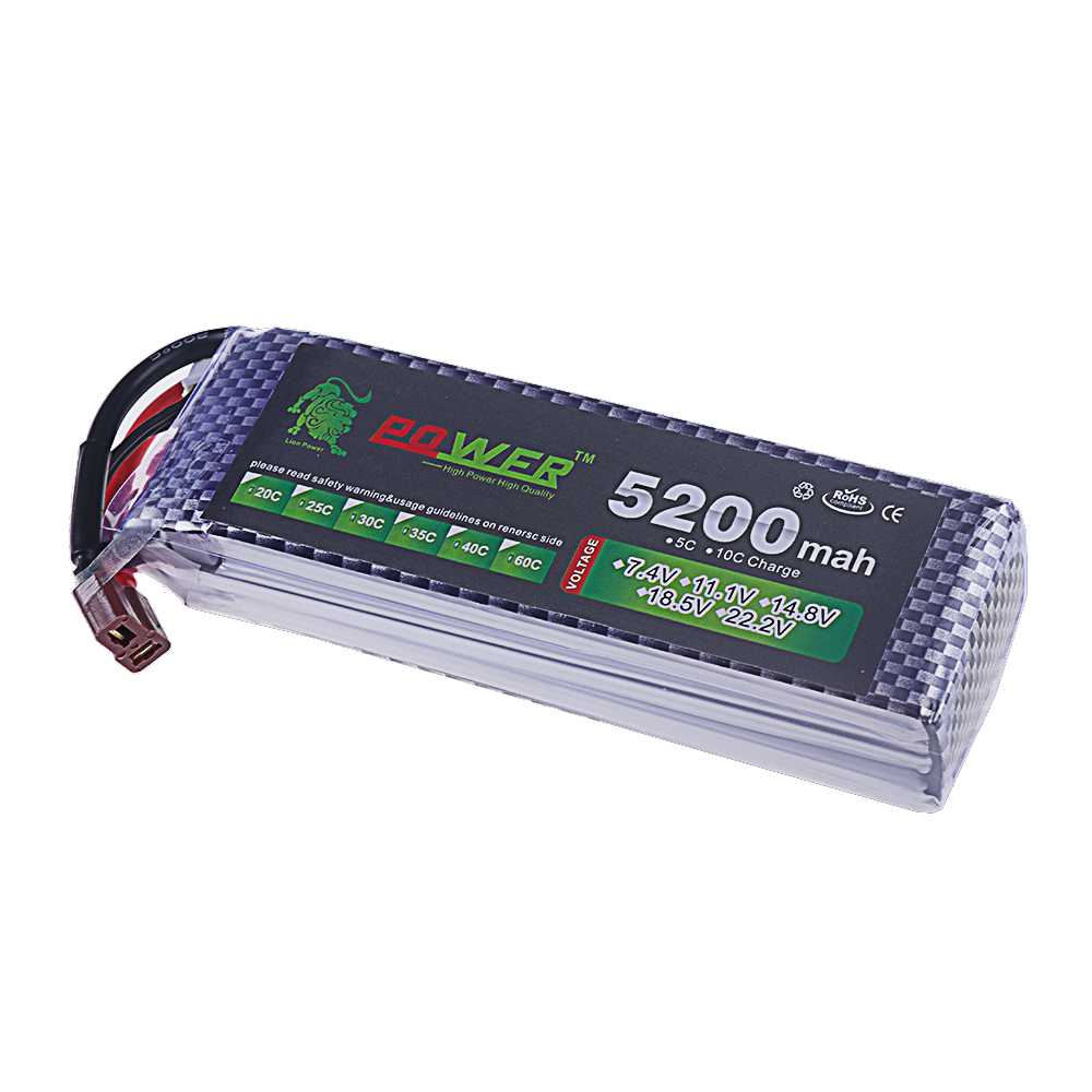 Bateria lipo 3s 11.1v 5200mah  - Rc Hobby Usa avaliação e preço