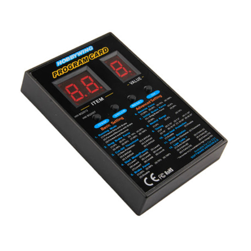 Cartão de programa Hobbywing E - Rc Hobby Grade Plane avaliação e preço